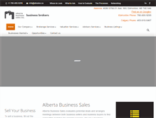 Tablet Screenshot of absales.ca